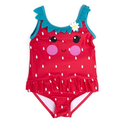 Toddler Strawberry Swimsuit thumbnail