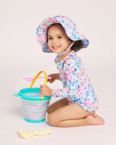 Long-Sleeved Swimsuit And Hat (6 Months-6 Years) thumbnail