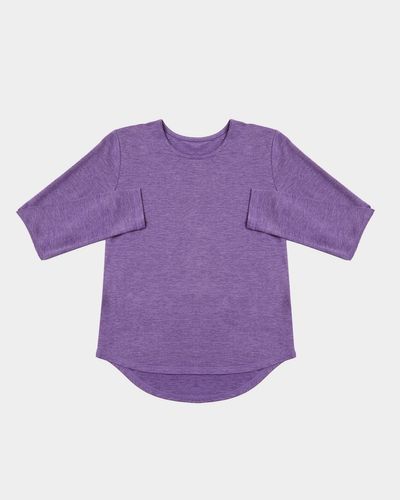 Girls Long-Sleeved Sporty Top (5-14 Years) thumbnail
