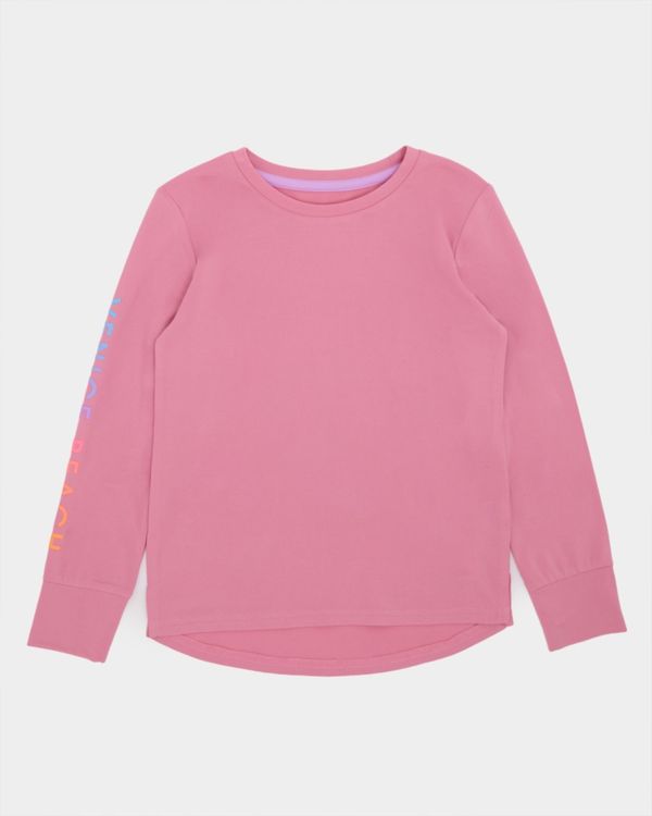 Sporty Long-Sleeved Top (4-14 Years)
