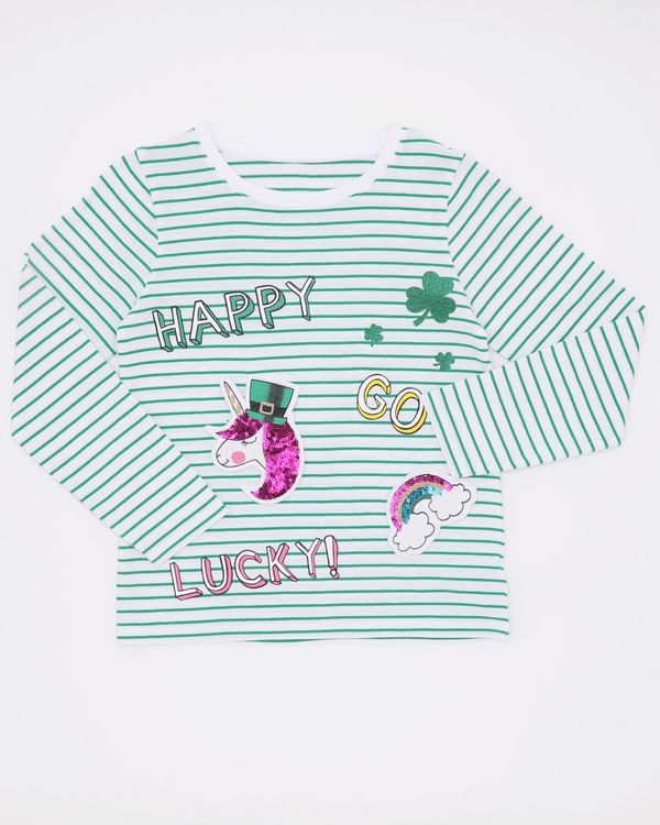 Girls Flippy Paddy Long-Sleeved Top (4-10 years)