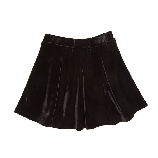 Younger Girls Velvet Skirt