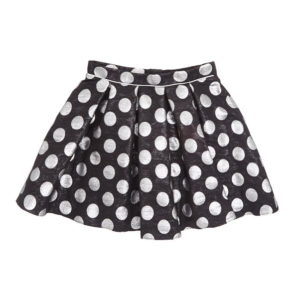 Younger Girls Spot Jacquard Skirt