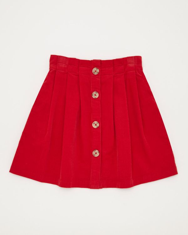 Girls Pleated Cord Skirt (4-10 years)