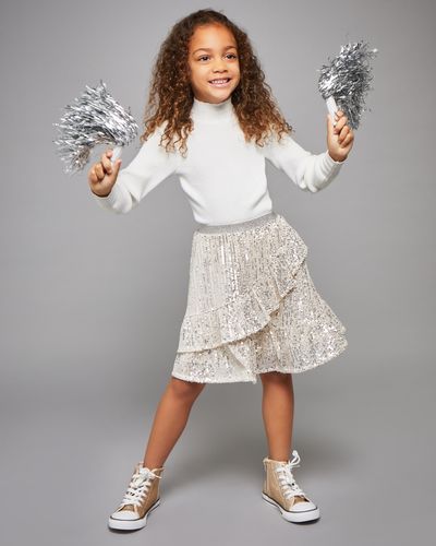 Frill Sequin Skirt (3-13 years)