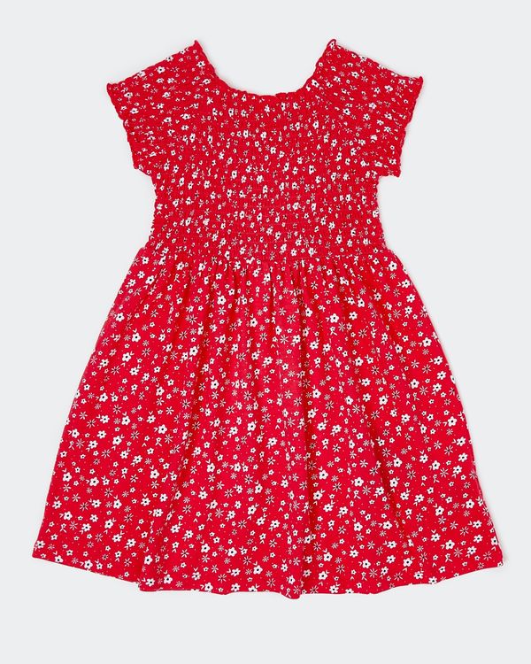 Dunnes Stores | Floral Girls Smocked Jersey Dress (2-10 years)