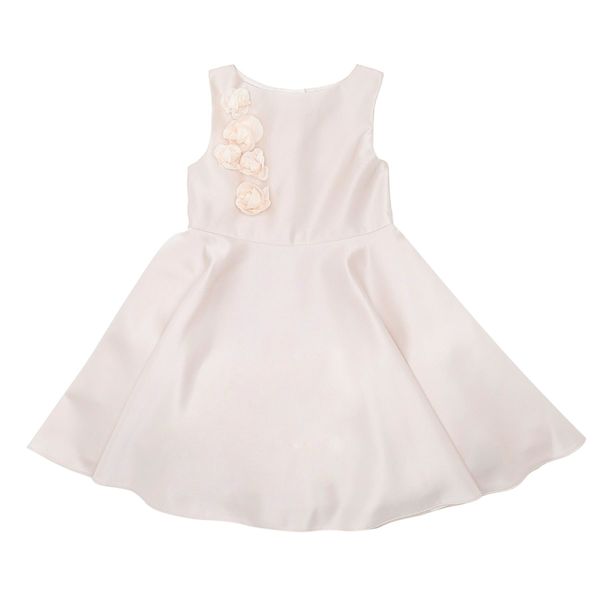 Younger Girls Satin Corsage Dress