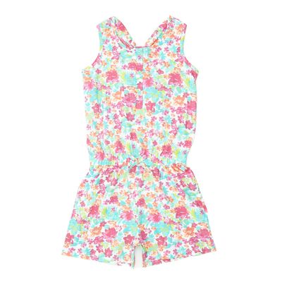 Younger Girls Printed Playsuit thumbnail