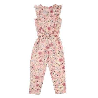 Younger Girls Printed Jumpsuit thumbnail