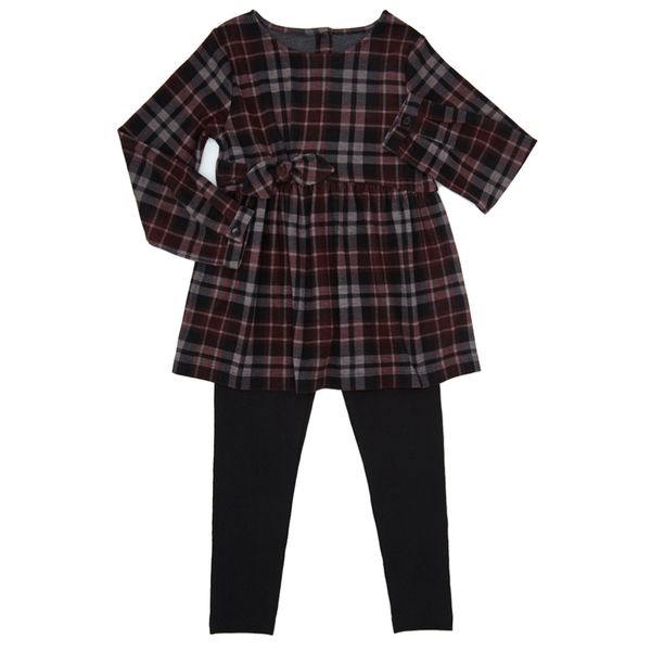 Girls Two-Piece Check Set (3-10 years)