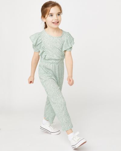 Frill Printed Jumpsuit (3-14 years)