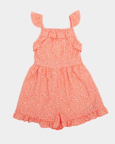 Frill Printed Playsuit (2-14 years)
