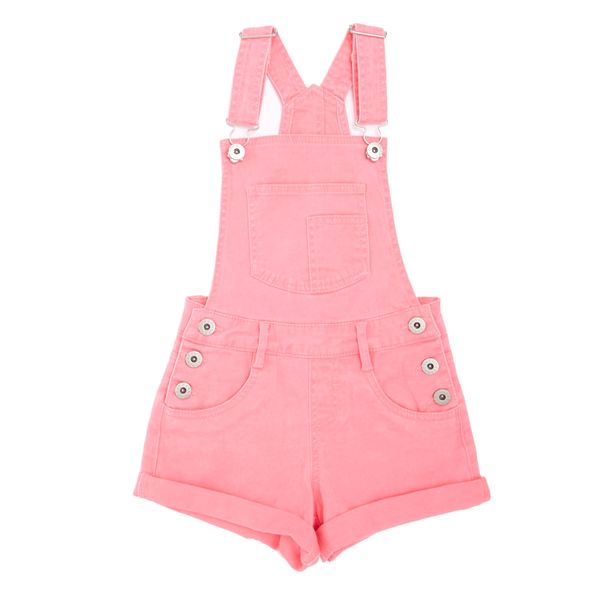 Younger Girls Short Dungarees