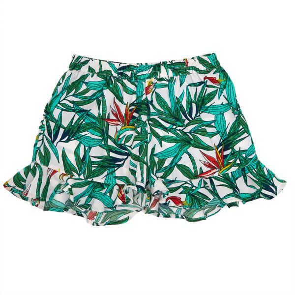 Younger Girls Printed Frill Shorts