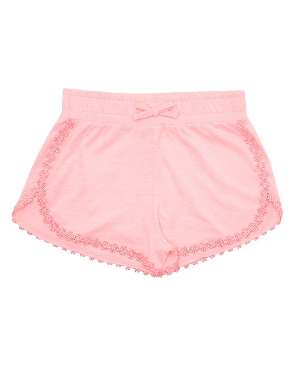 Girls Embroidered Jersey Shorts (4-14 years)