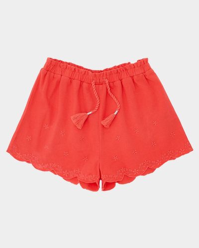 Girls Jersey Embroidered Shorts (4-14 years) thumbnail