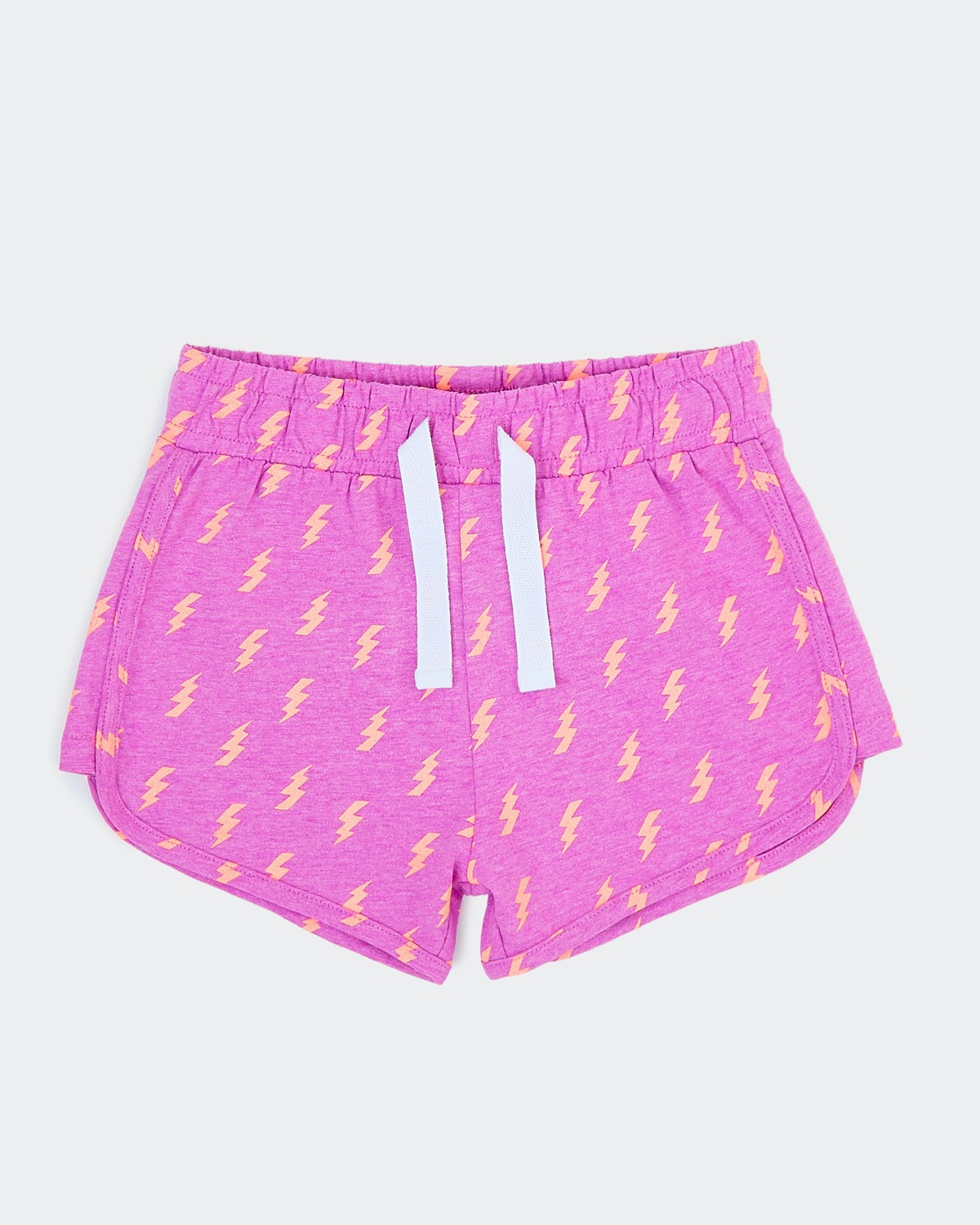 Dunnes Stores | Purple Girls Print Shorts (2-14 Years)