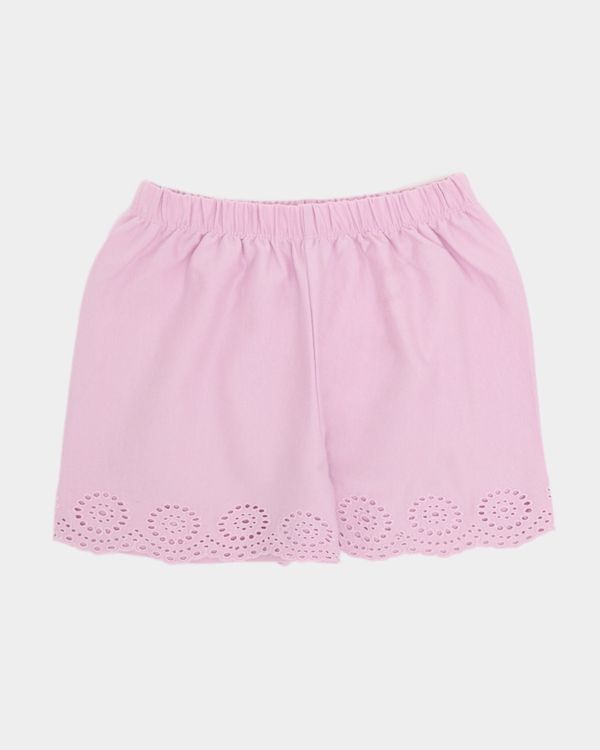 Broderie Jersey Shorts (2-14 years)