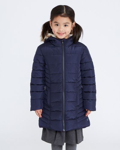Younger Girls Lined Padded Jacket thumbnail