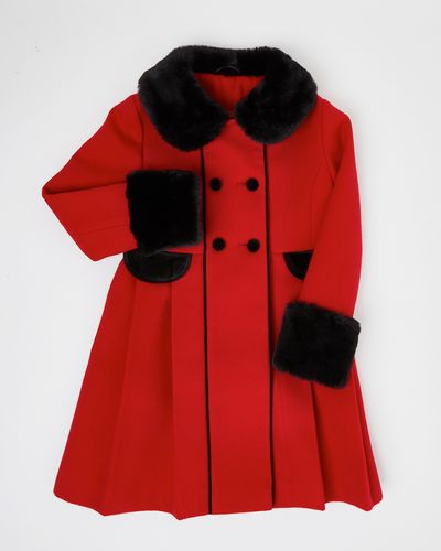 Girls Red Coat (4-10 years) thumbnail