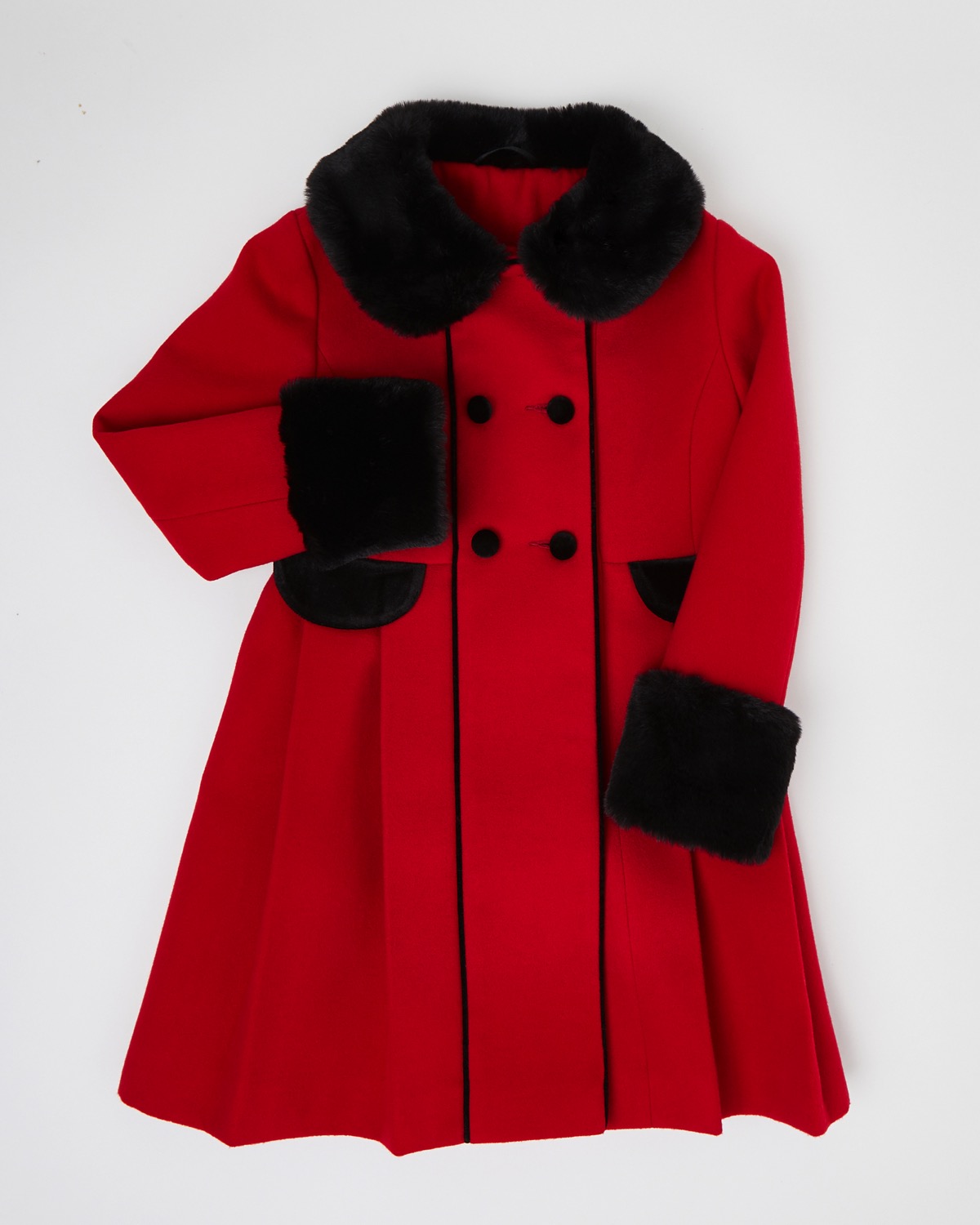 Dunnes Stores | Red Girls Red Coat (4-10 years)