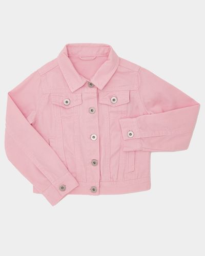 Girls Pink Denim Jacket (4-14 years) thumbnail