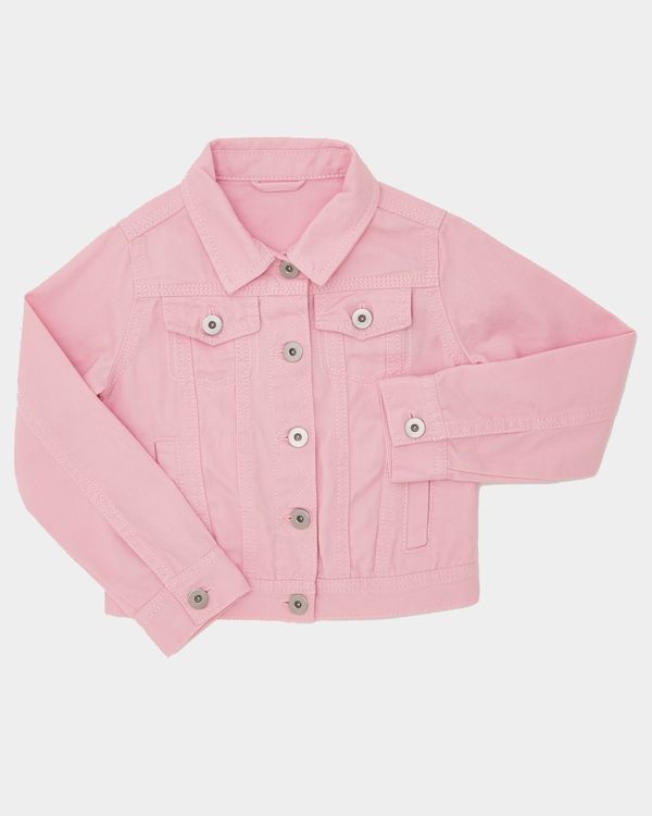 Girls Pink Denim Jacket (4-14 years)