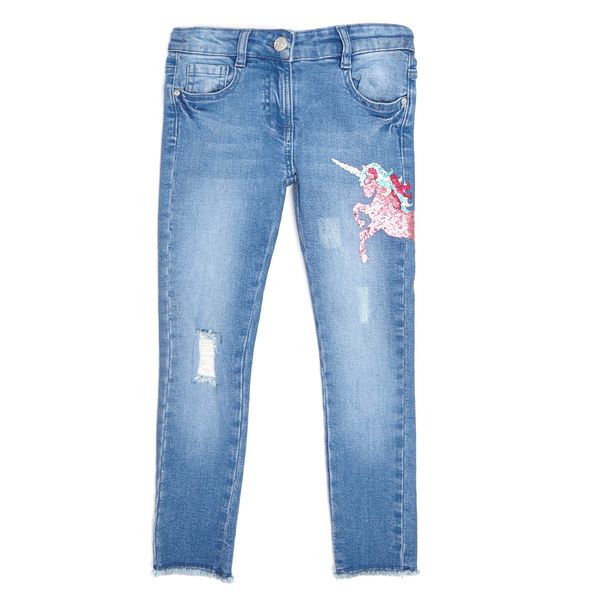 Younger Girls Sequin Jeans