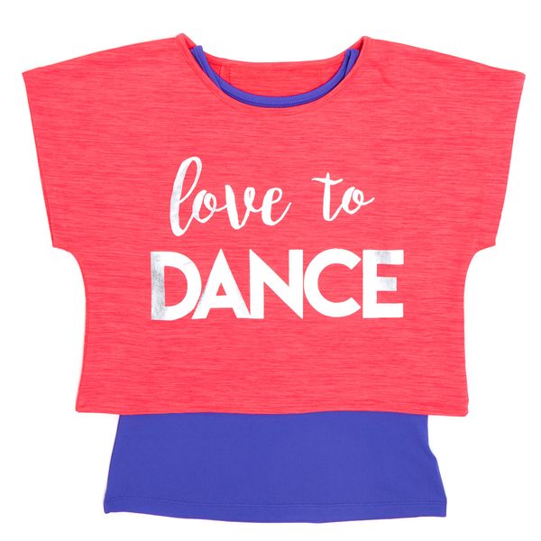 Girls Layered Dance T-Shirt