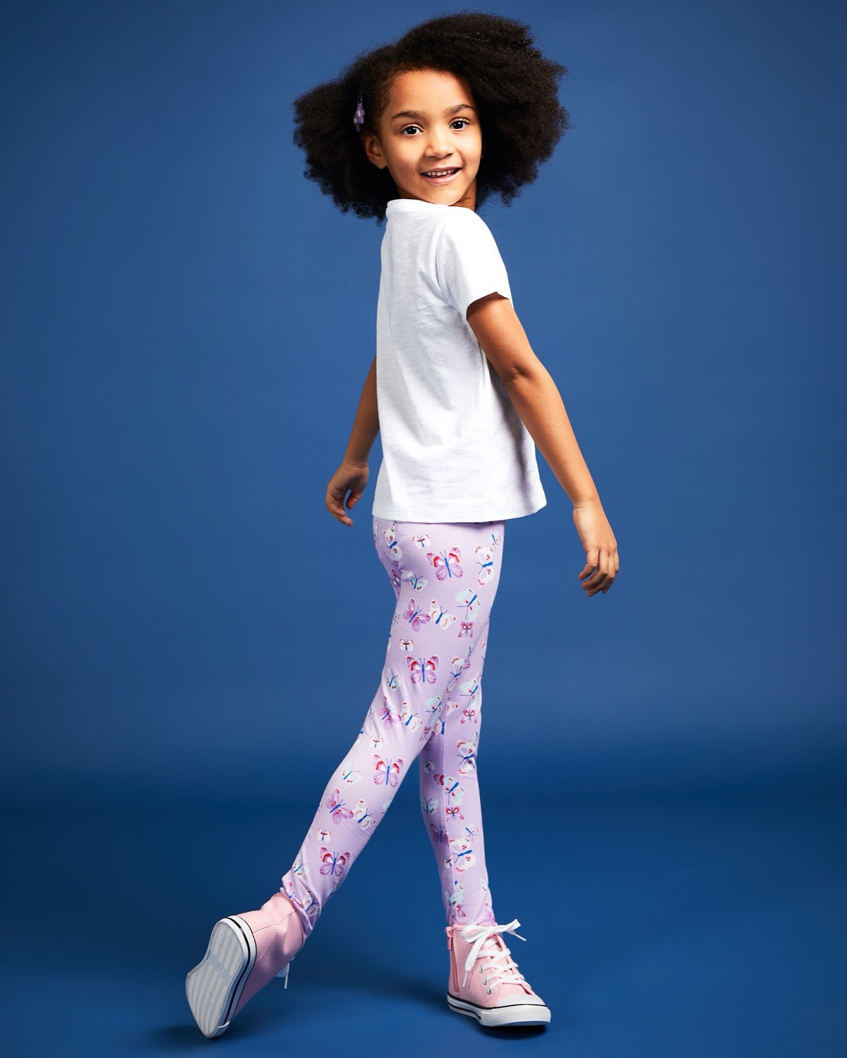 Dunnes Stores  Lilac Printed Leggings (2-10 years)