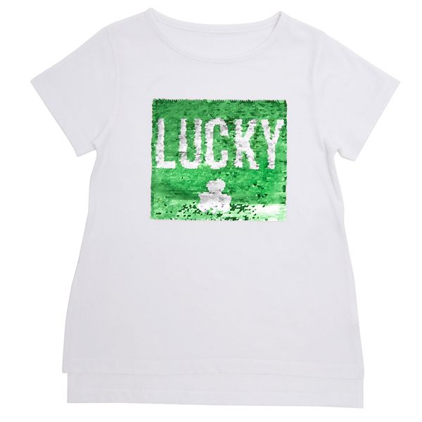 Older Girls Lucky Slogan T-Shirt
