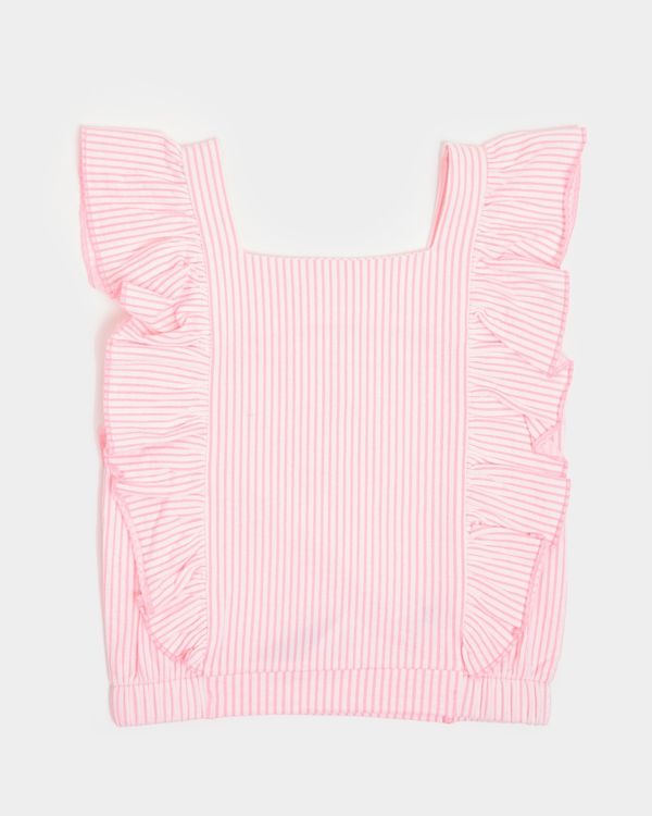 Stripe Frill Top (7-14 years)