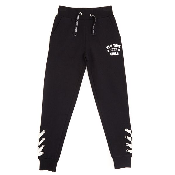 Older Girls Lace Up Joggers