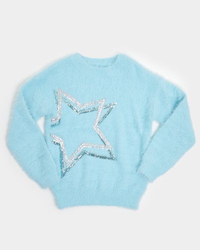 Fluffy Embellished Jumper (2-14 years) thumbnail