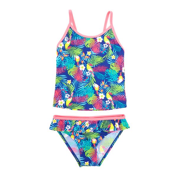 Younger Girls Parrot Tankini