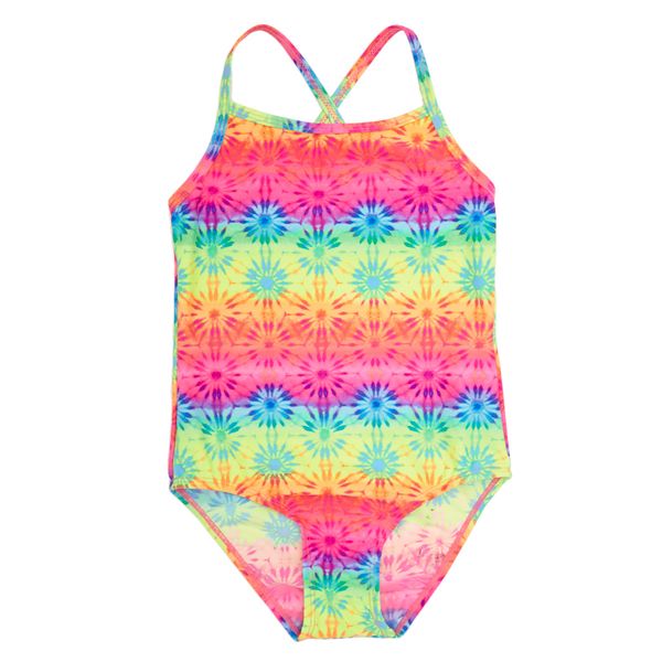 Younger Girls Print Swimsuit