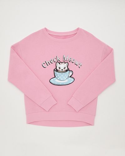Girls 3D Cat Sweatshirt (4-10 years) thumbnail