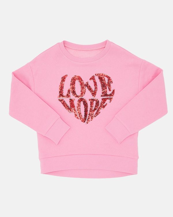 Girls Love More Sweatshirt (4-10 years)