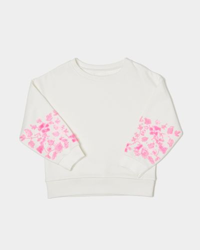 Girls Neon Sequins Sweatshirt (4-10 years) thumbnail