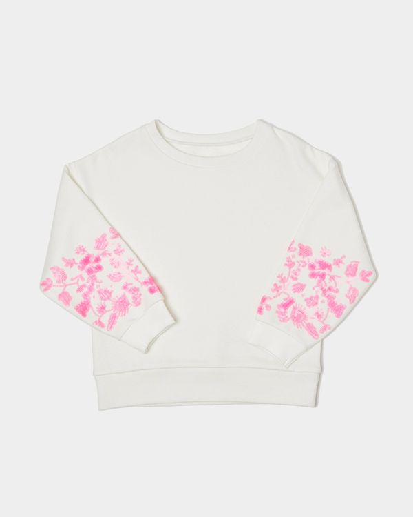 Girls Neon Sequins Sweatshirt (4-10 years)