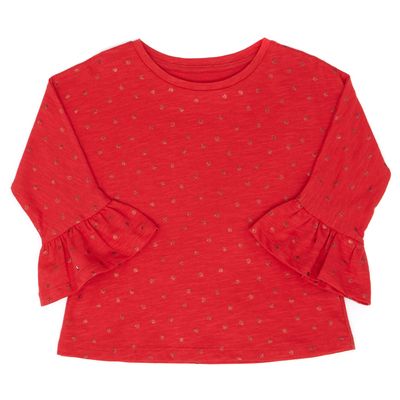 Younger Girls Frill Sleeve Top thumbnail
