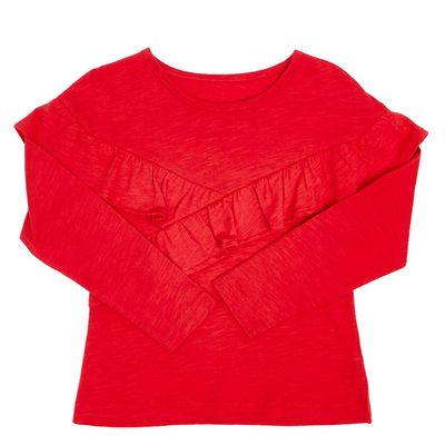 Younger Girls Two Way Frill Top thumbnail