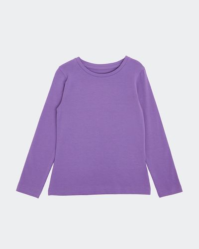Long-Sleeved Stretch Top (2-14 years) thumbnail