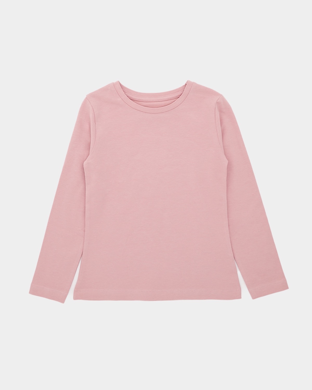 Dunnes Stores | Light-pink Girls Stretch Long Sleeve Top (2-14 years)
