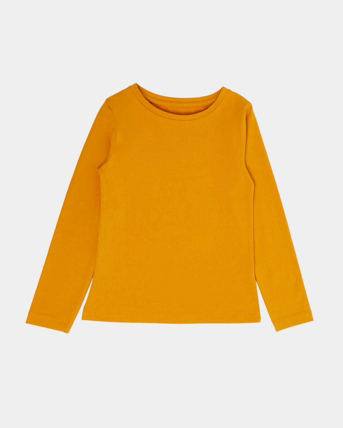Dunnes Stores | Ochre Girls Stretch Long Sleeve Top (2-14 Years)