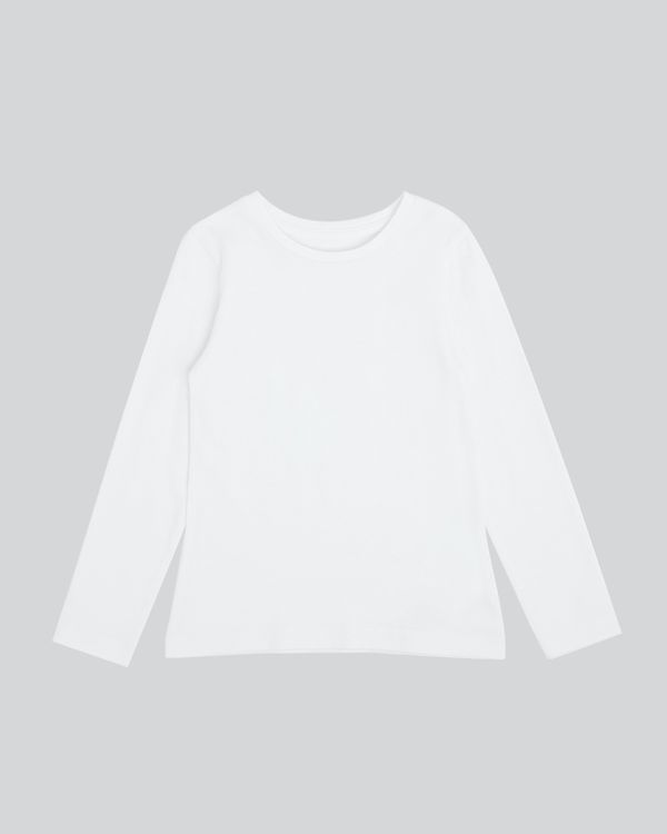 Long-Sleeved Stretch Top (2-14 years)