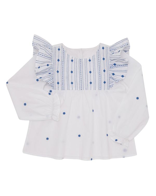 Girls Embroidered Blouse (4-10 years)