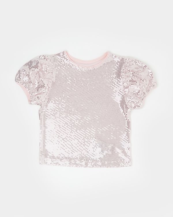 Shimmer Puff Sleeve Top (2-8 years)