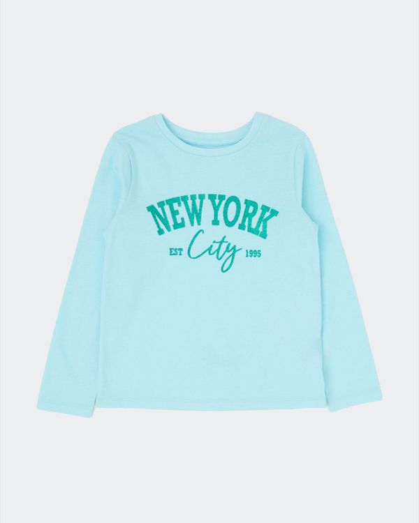 Long-Sleeved Crew Neck Top (2-10 years)