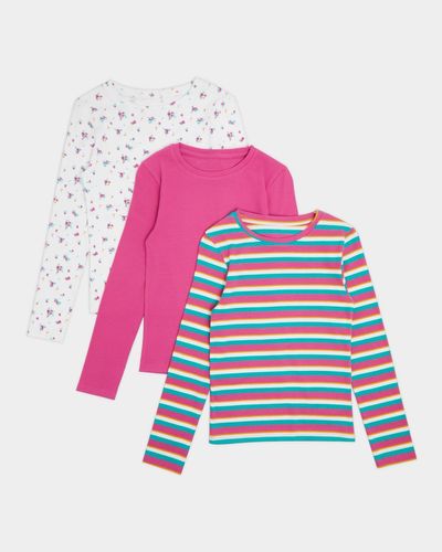 Long-Sleeved Ribbed Top (2-10 Years)